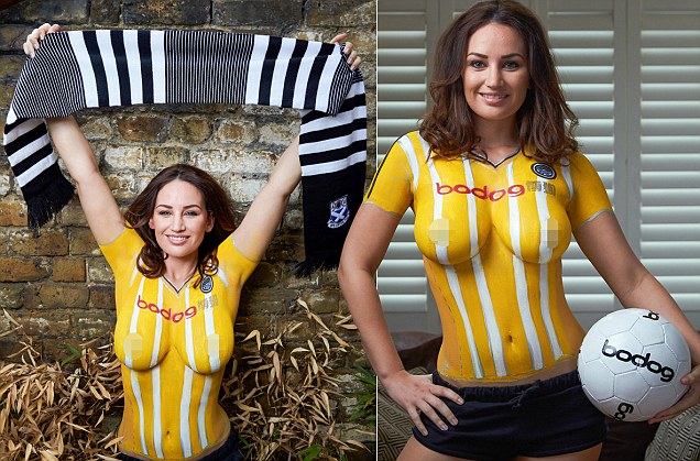 Klub Skotlandia Nekat Promo Jersey Laga Tandang dengan `Body Paint`